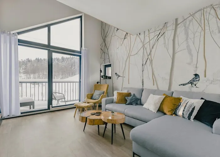 Ptasie Nowosc Z Widokiem Na Gory 아파트